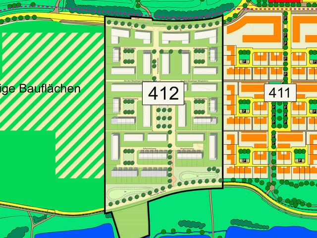 Preview area plan Büchenbach construction area 412
